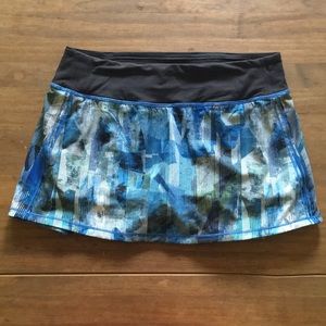 Lululemon skirt (blue/black)